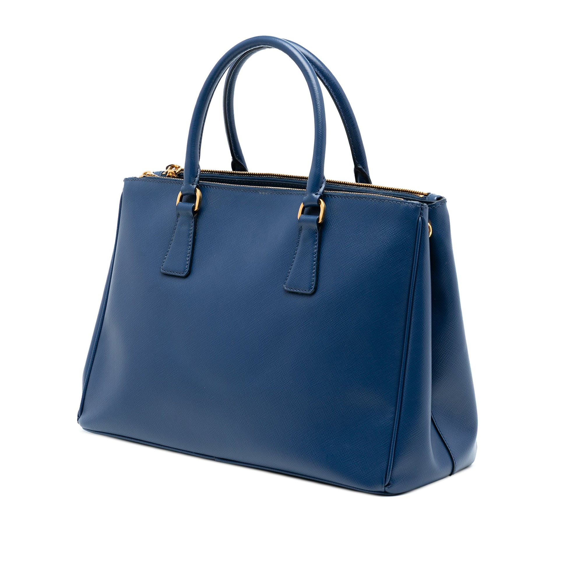 Prada Medium Saffiano Lux Galleria Double Zip Satchel