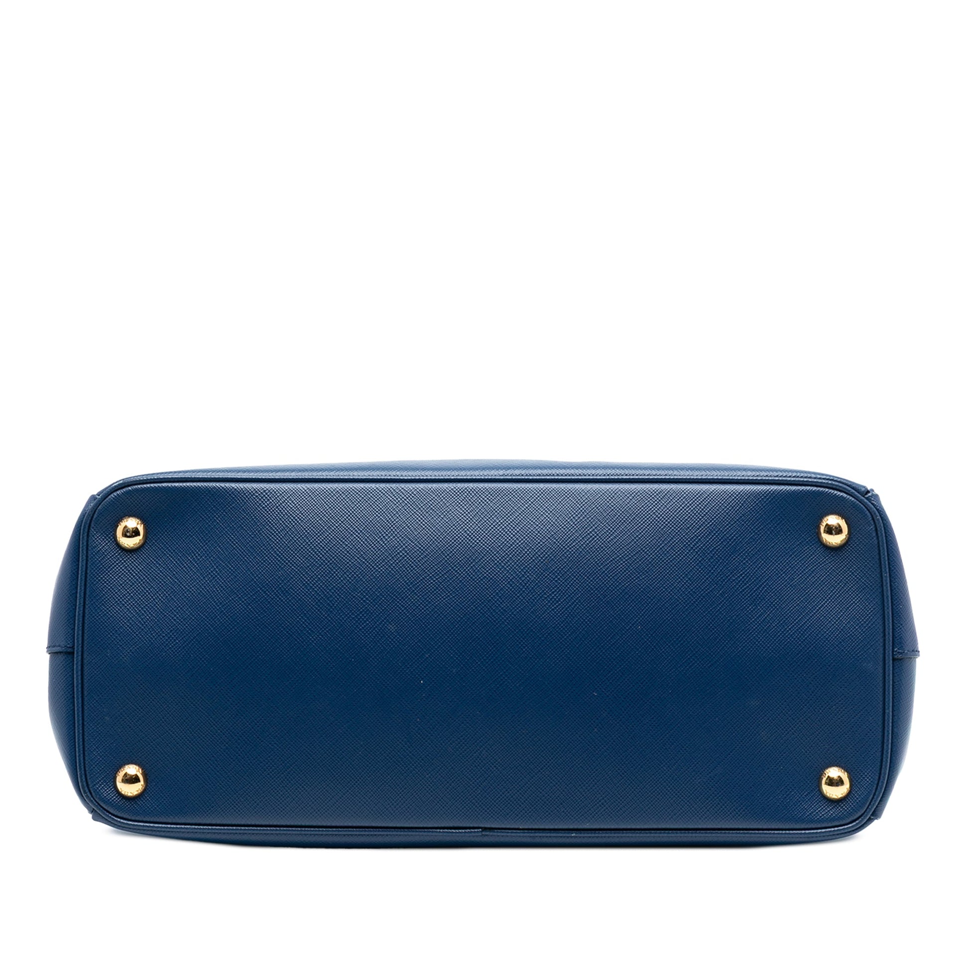 Prada Medium Saffiano Lux Galleria Double Zip Satchel