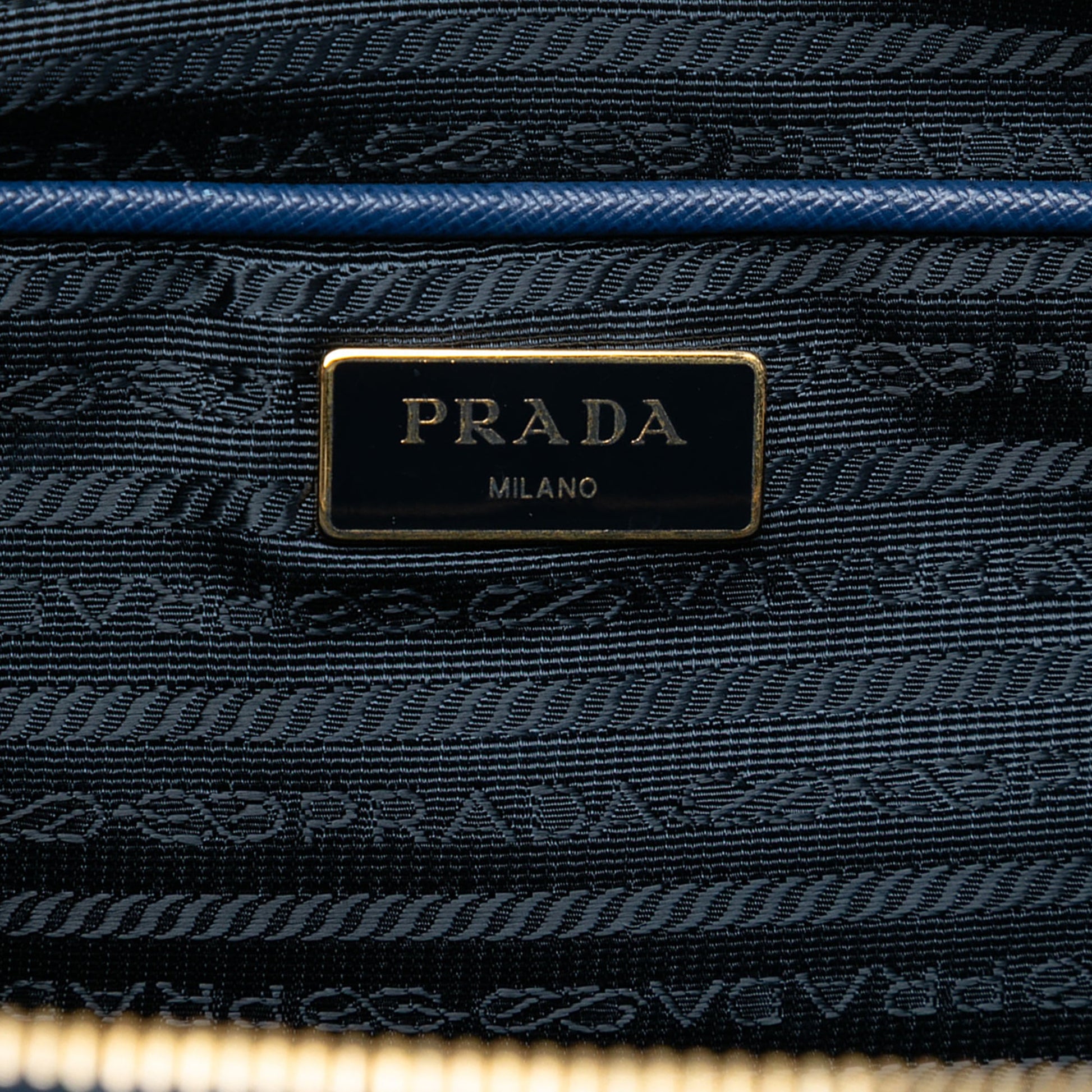 Prada Medium Saffiano Lux Galleria Double Zip Satchel