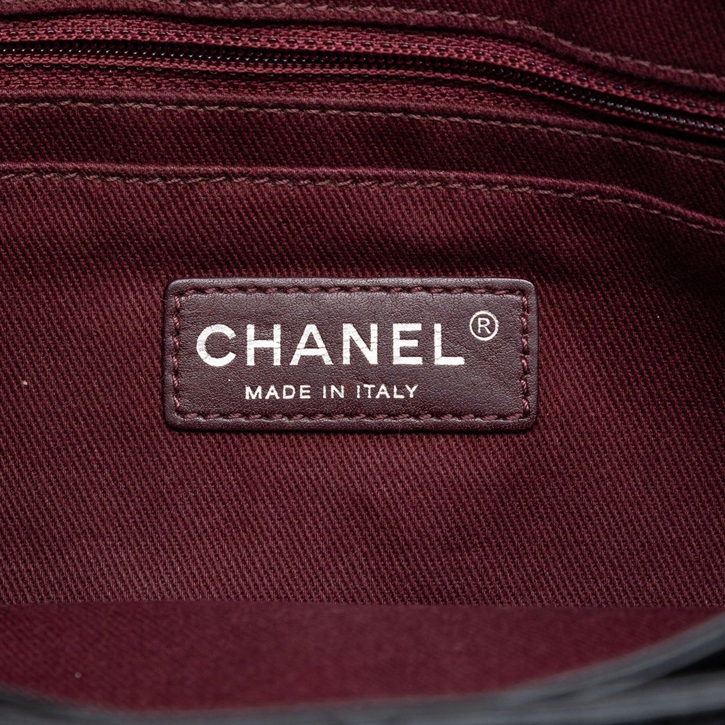 Chanel Quilted Glazed Calfskin Coco Pleats Chain Clutch