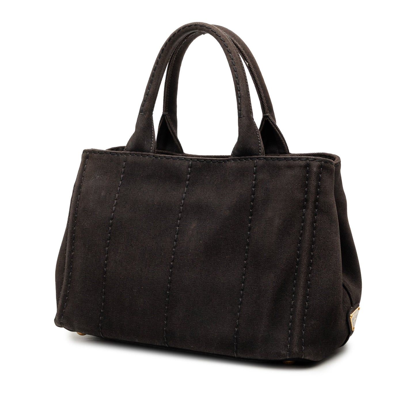 Prada Small Canvas Canapa Logo Tote