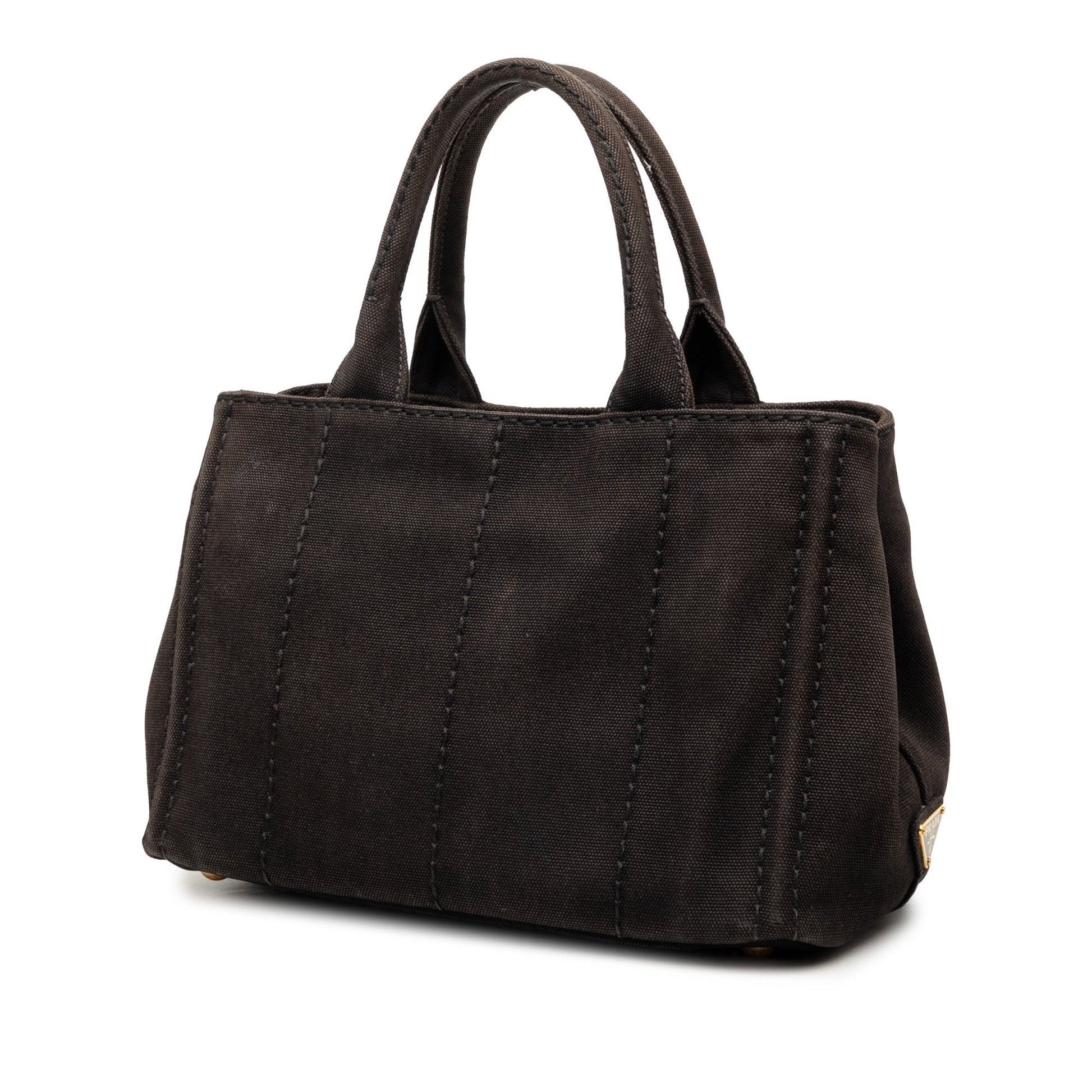 Prada Small Canvas Canapa Logo Tote