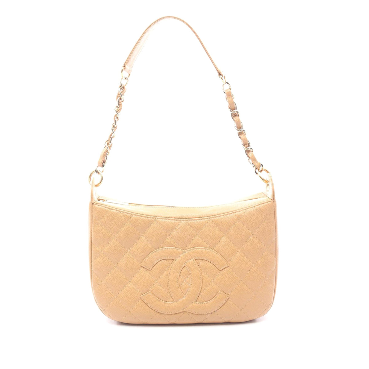 Chanel CC Quilted Caviar Timeless Shoulder Bag
