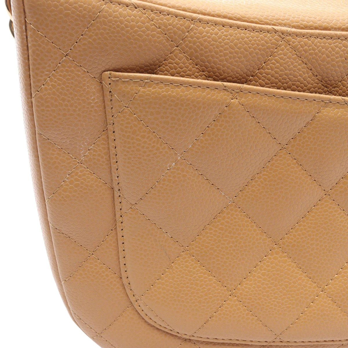 Chanel CC Quilted Caviar Timeless Shoulder Bag