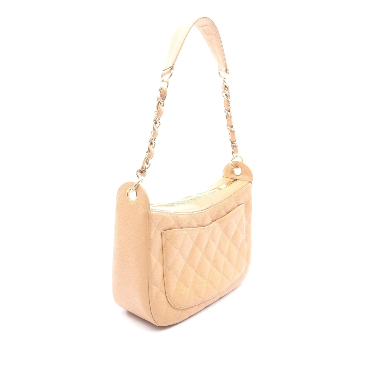 Chanel CC Quilted Caviar Timeless Shoulder Bag