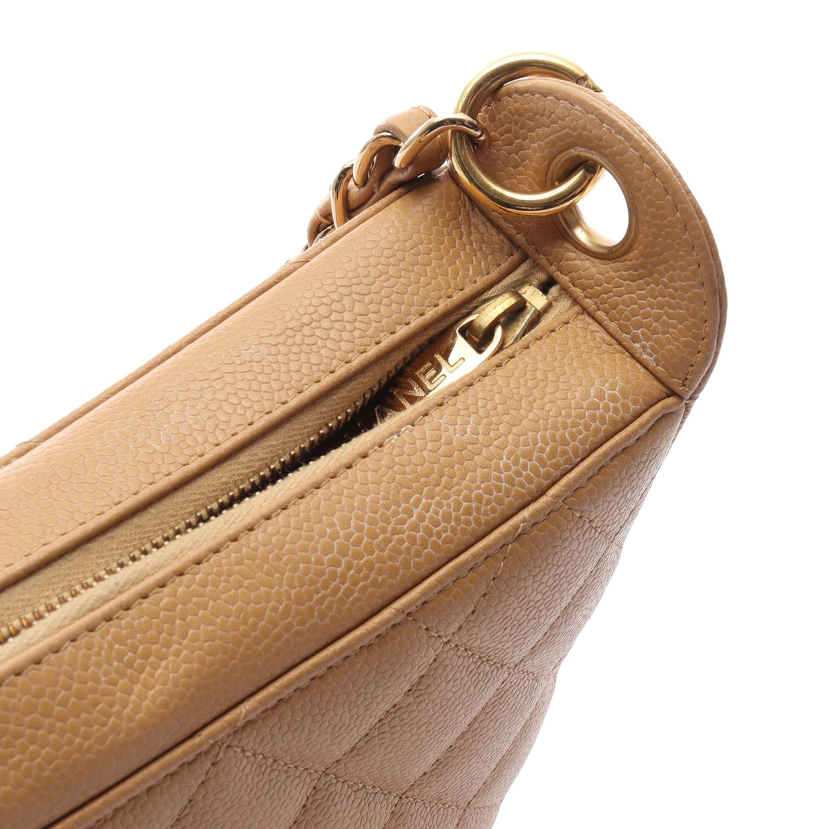 Chanel CC Quilted Caviar Timeless Shoulder Bag