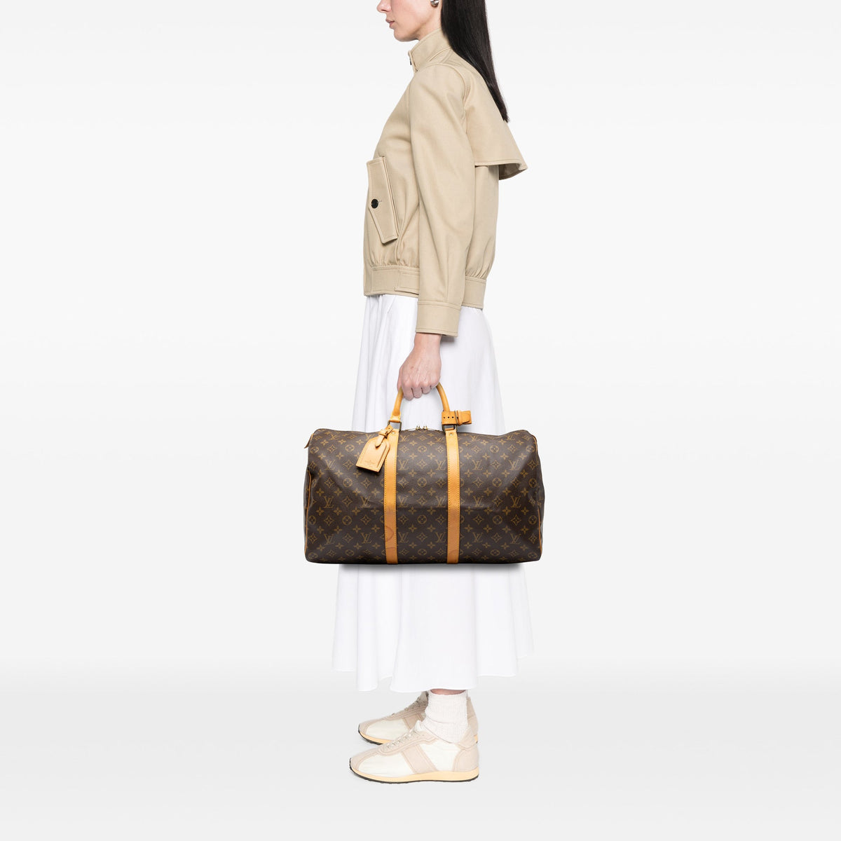 Louis Vuitton Monogram Keepall 50 — Brown
