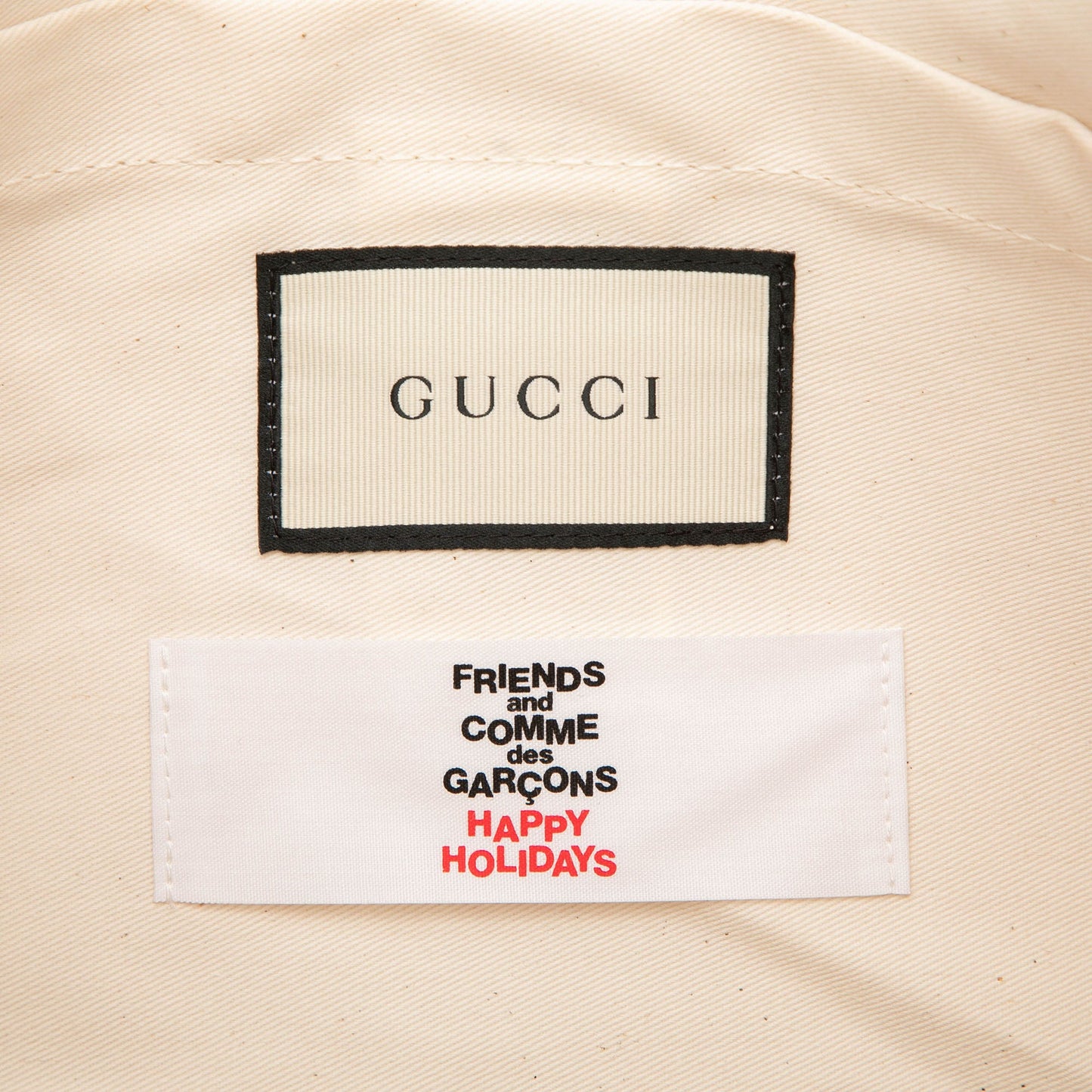 Gucci COMME des GARCONS PVC Web Shopper Tote