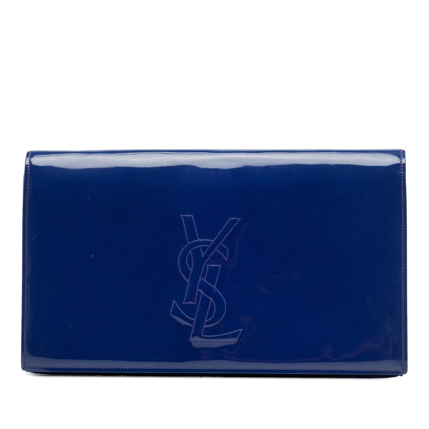 Saint Laurent Patent Belle Du Jour Clutch