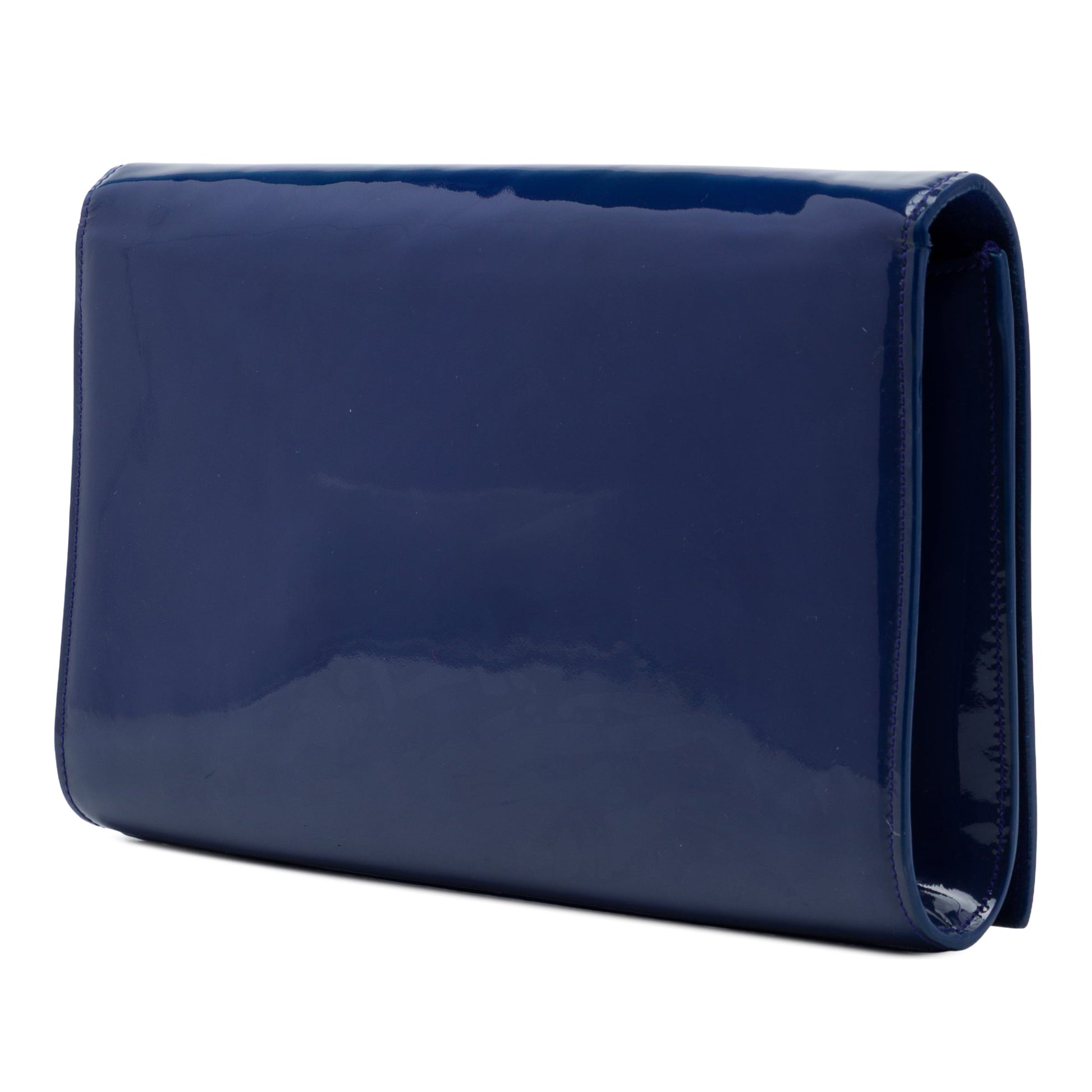 Saint Laurent Patent Belle Du Jour Clutch