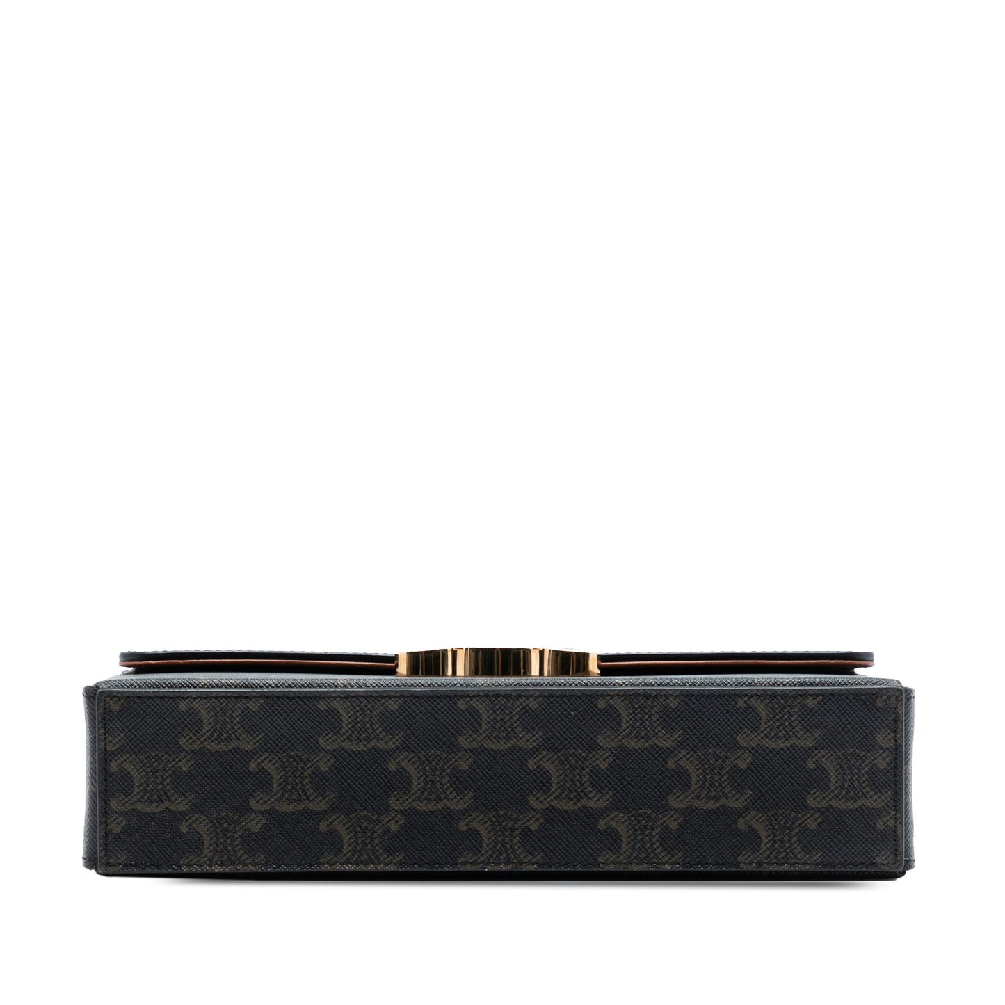 Celine Triomphe Coated Canvas Box Top Handle Bag