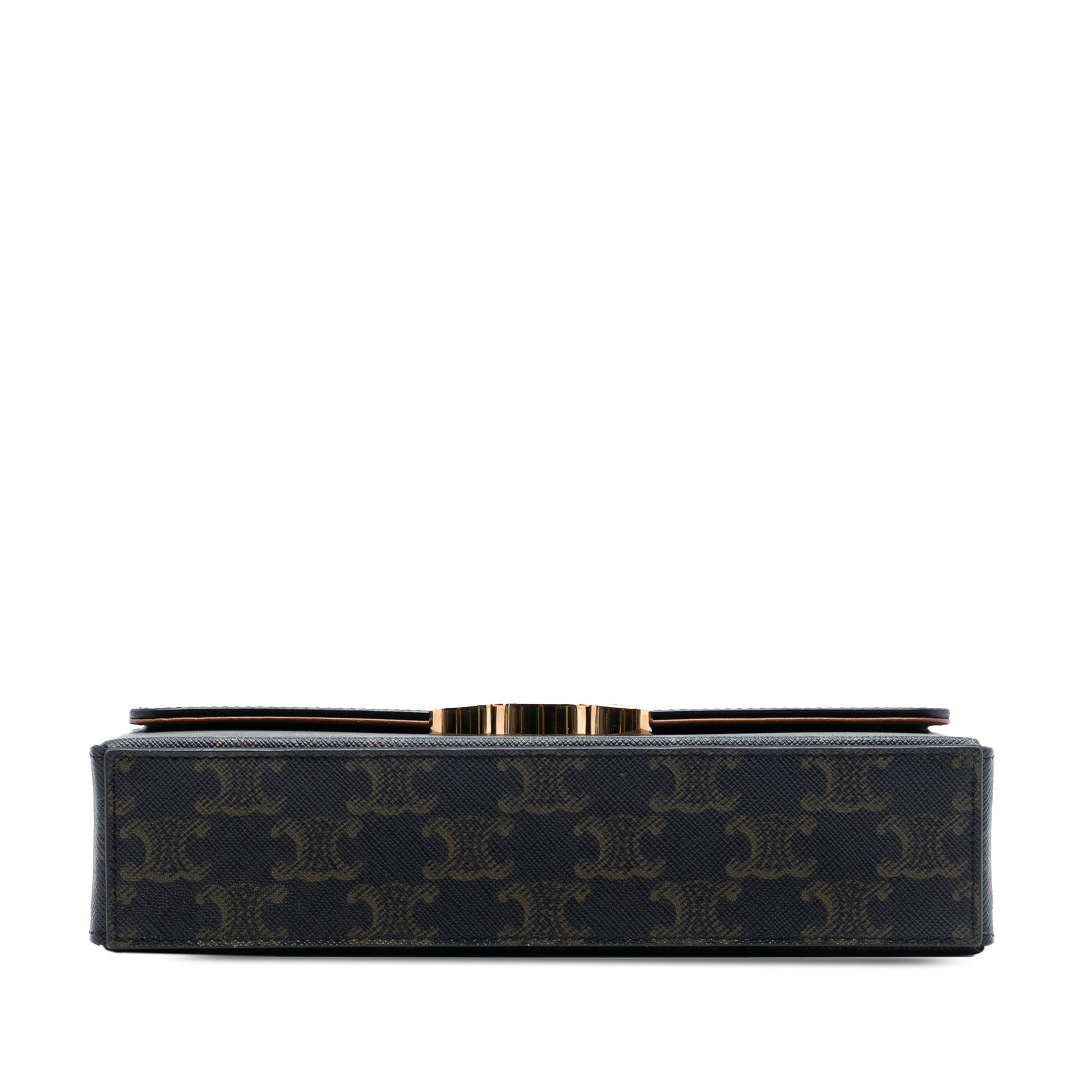 Celine Triomphe Coated Canvas Box Top Handle Bag