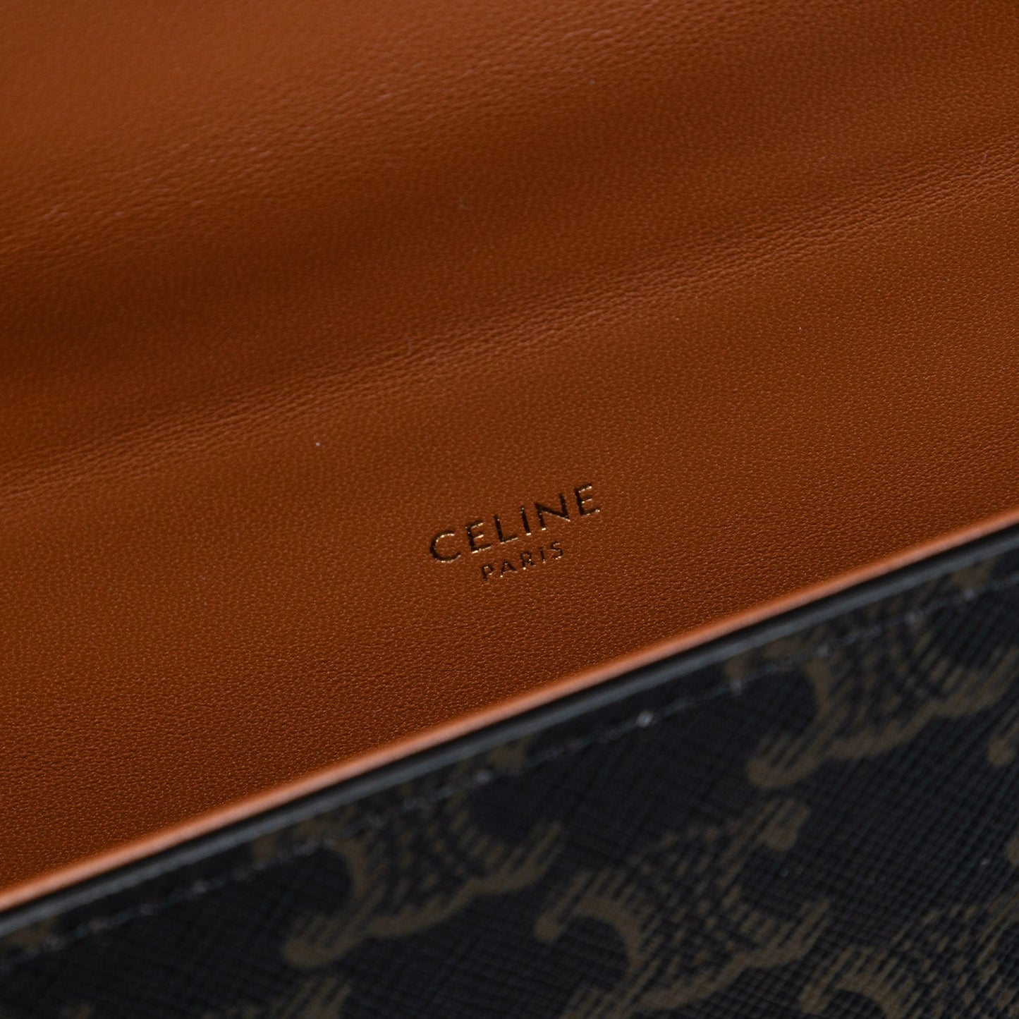 Celine Triomphe Coated Canvas Box Top Handle Bag