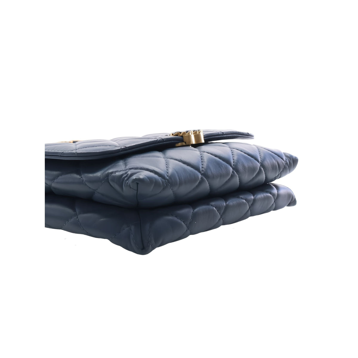 Chanel Medium Quilted Calfskin 19 Flap — Blue