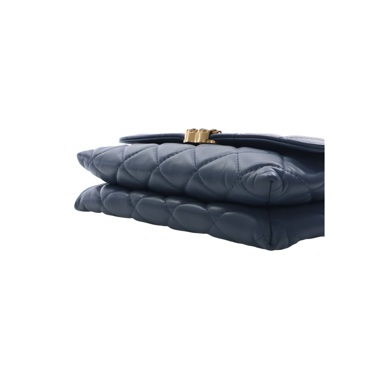 Chanel Medium Quilted Calfskin 19 Flap — Blue