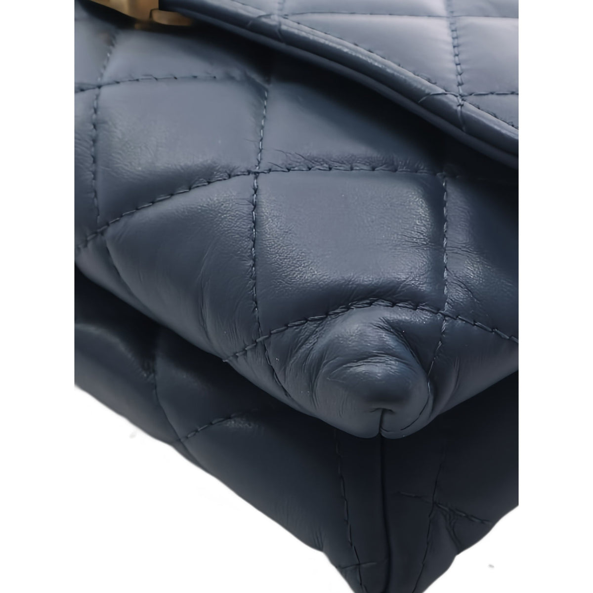 Chanel Medium Quilted Calfskin 19 Flap — Blue
