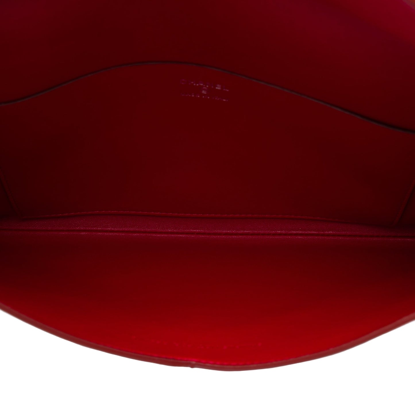 Chanel Lambskin Airlines Envelope Clutch