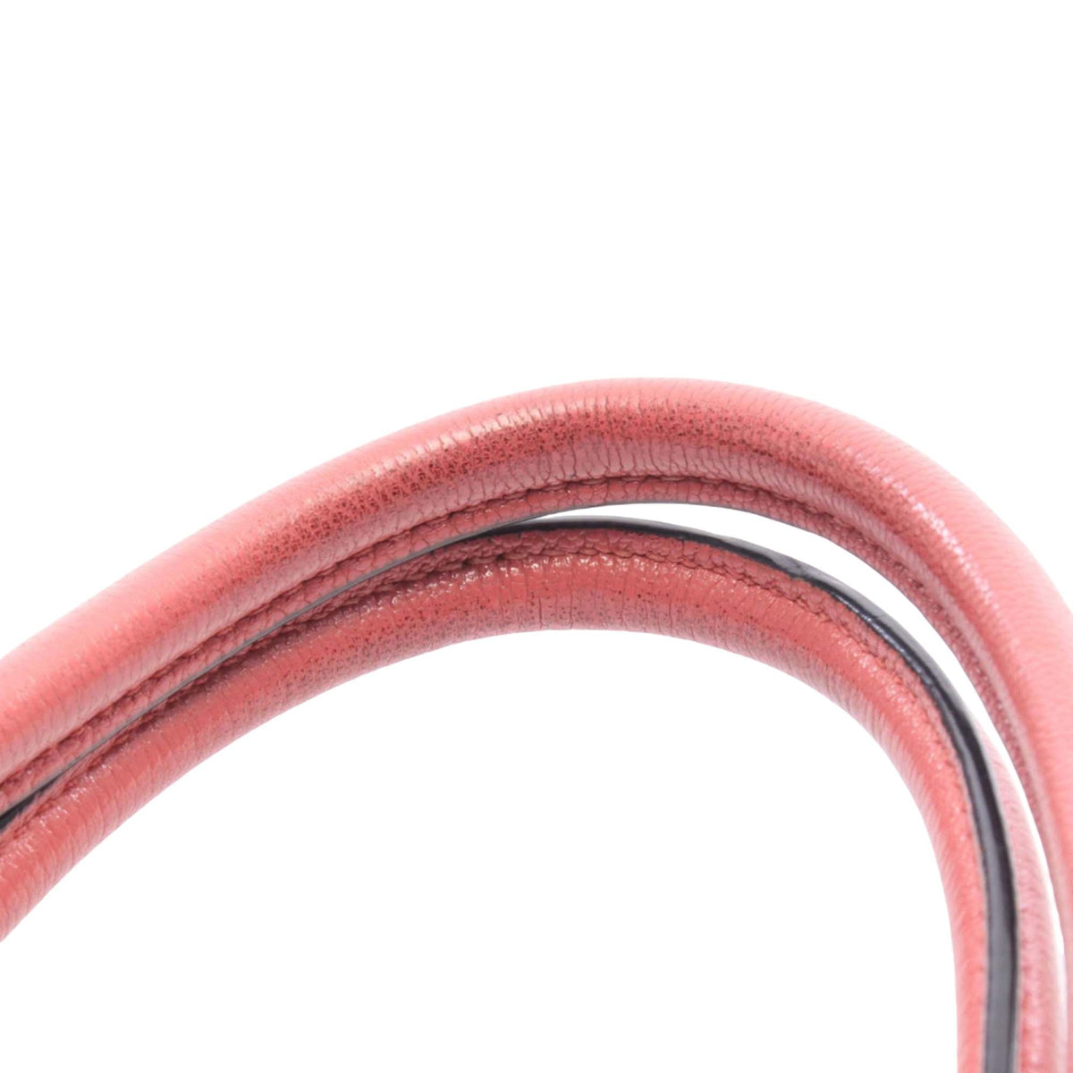 Miu Miu Goatskin Madras Satchel — Pink