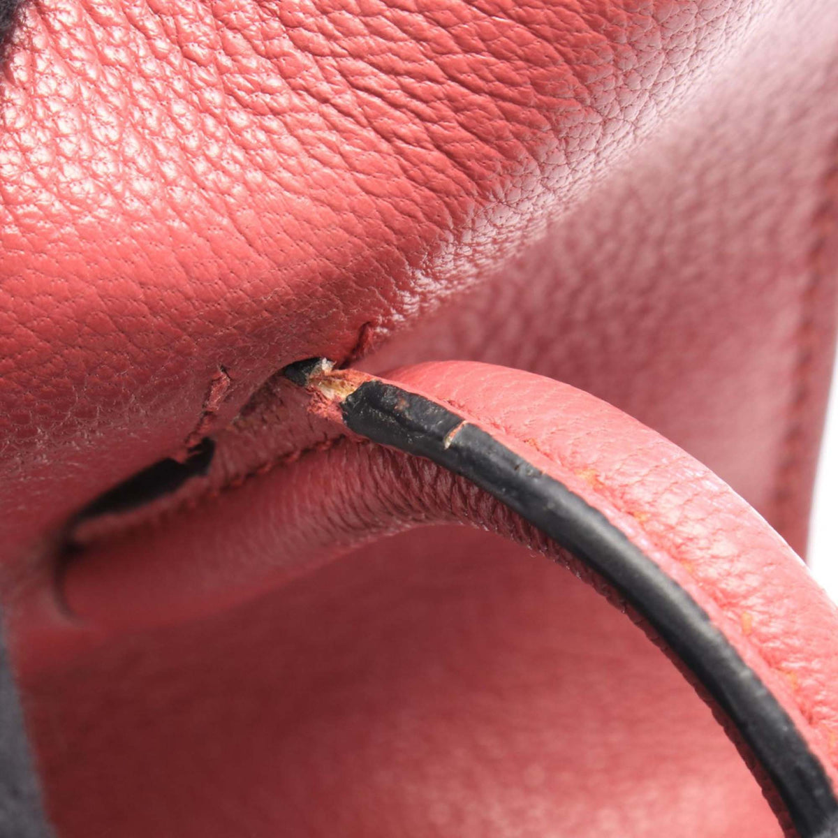 Miu Miu Goatskin Madras Satchel — Pink