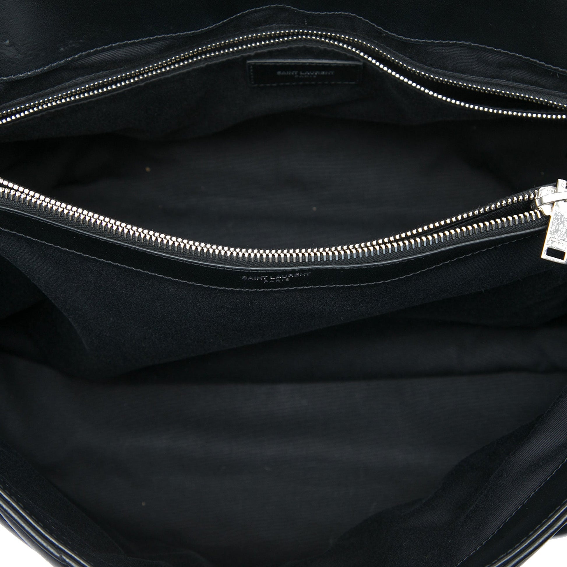 Saint Laurent Large Matelasse Calfskin Monogram LouLou Shoulder Bag