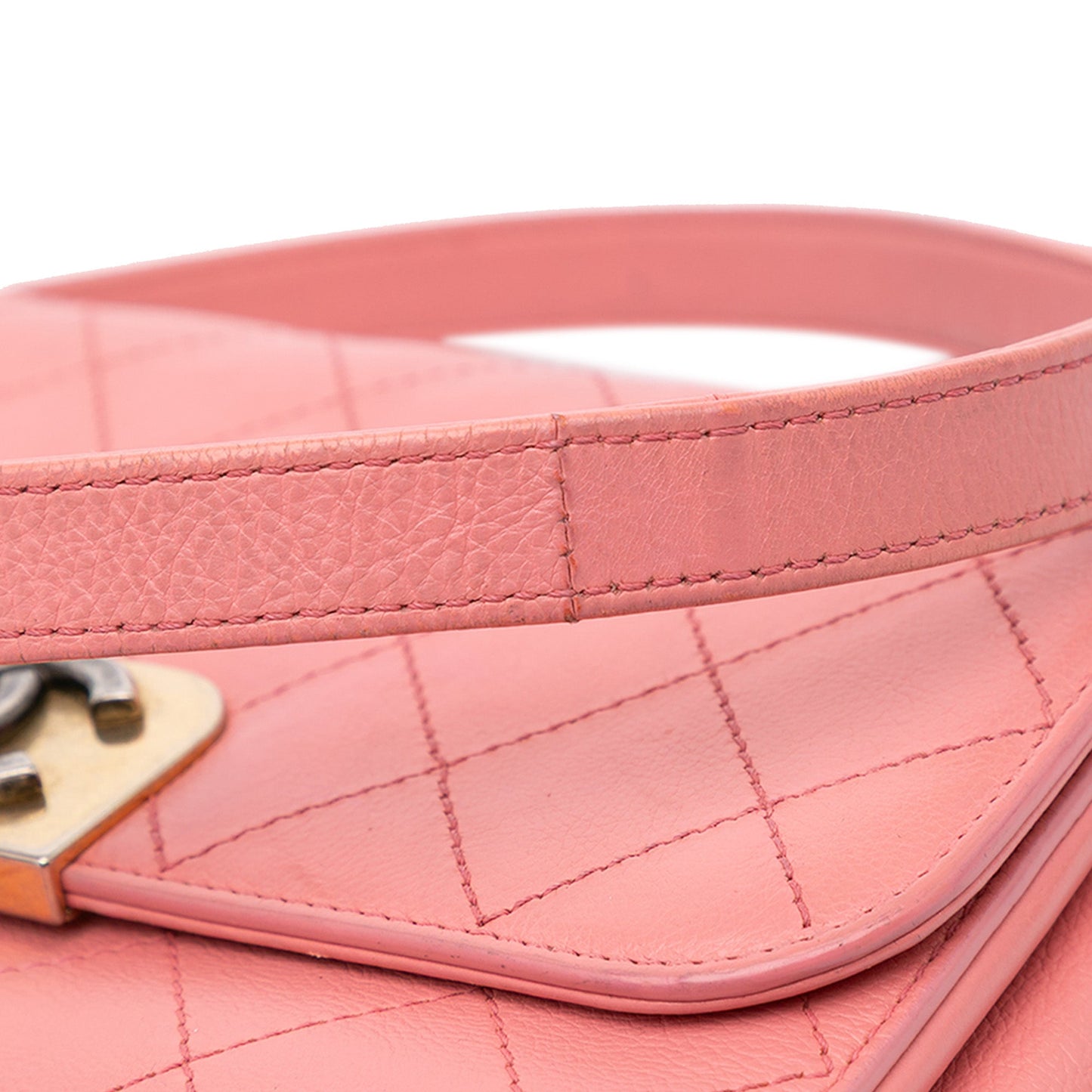 Chanel Quilted Calfskin Straight Lined Flap