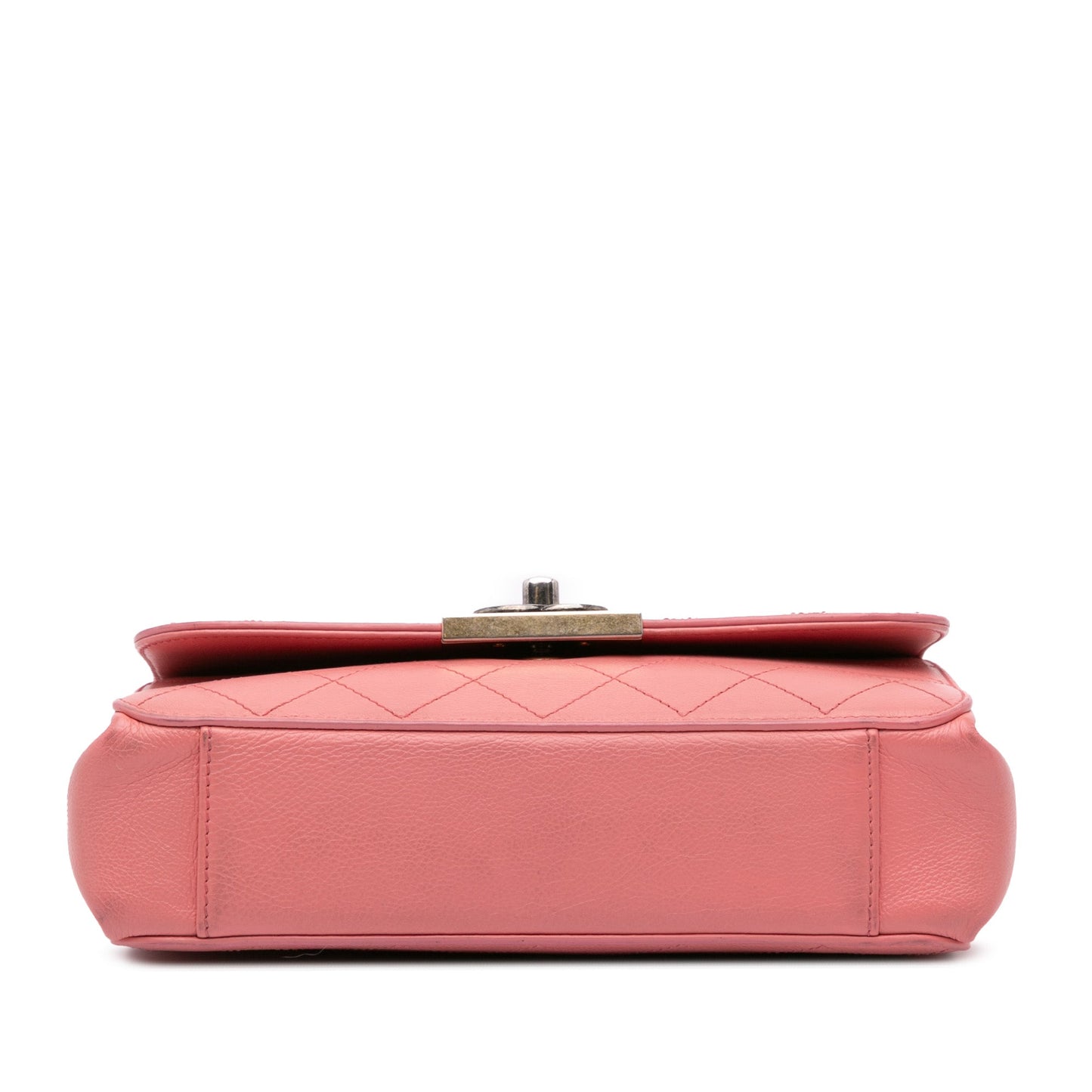 Chanel Quilted Calfskin Straight Lined Flap