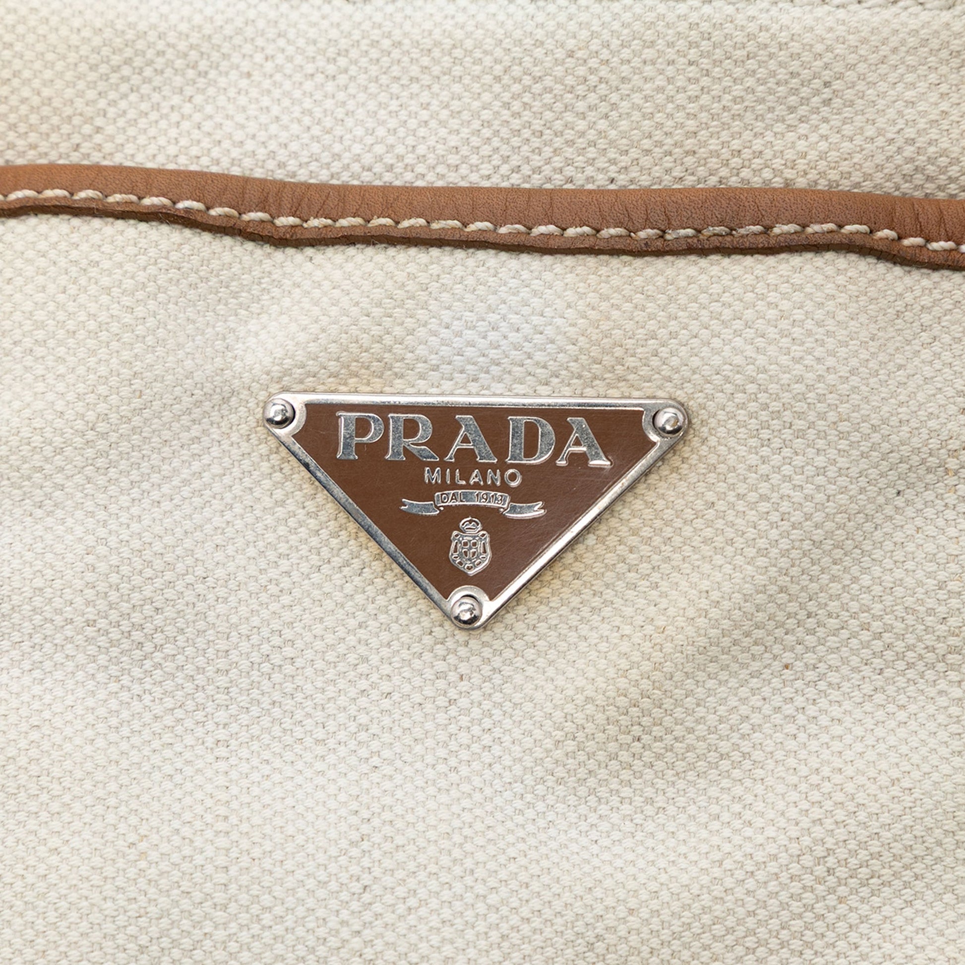 Prada Canvas Canapa Tote