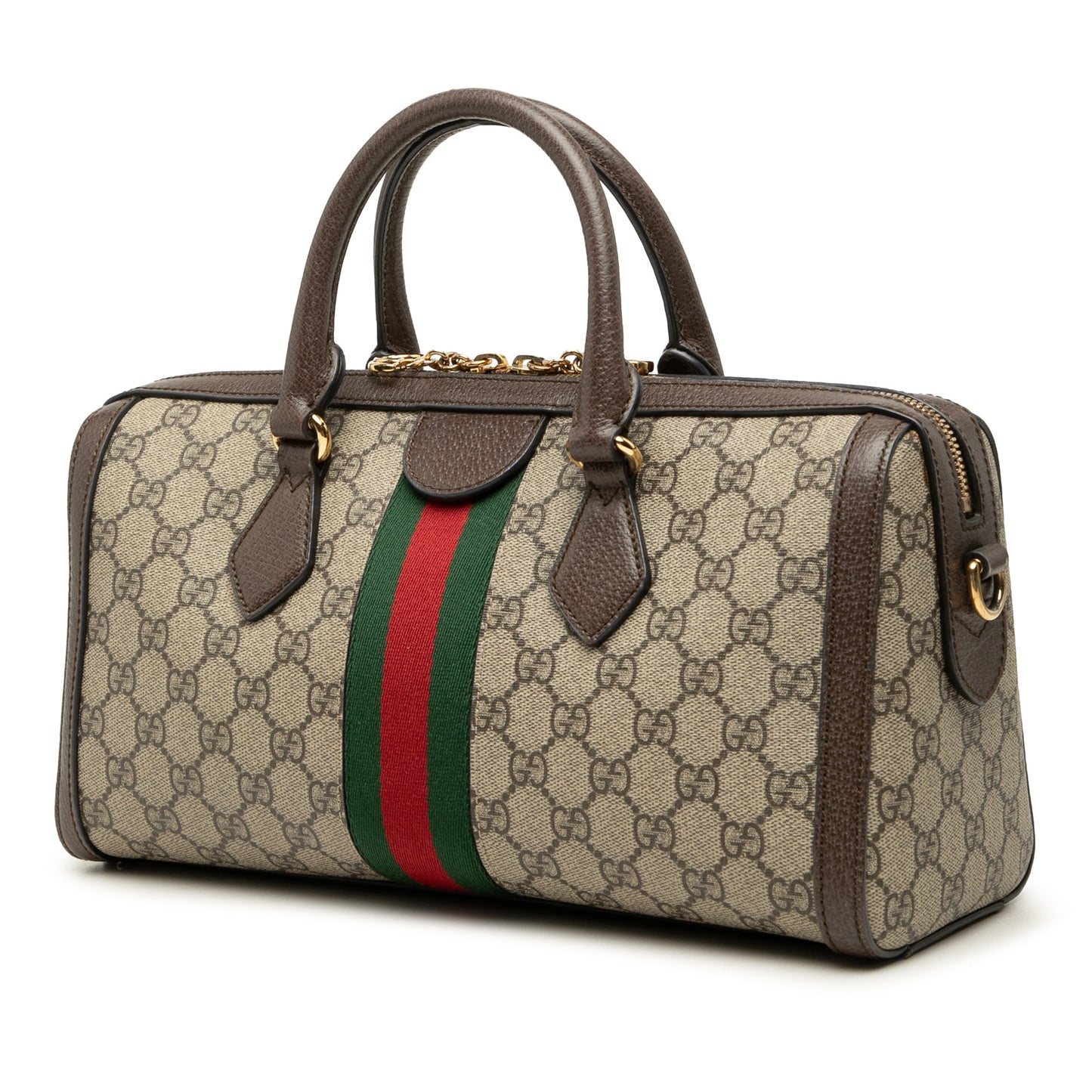 Gucci Medium GG Supreme Ophidia Top Handle Bag