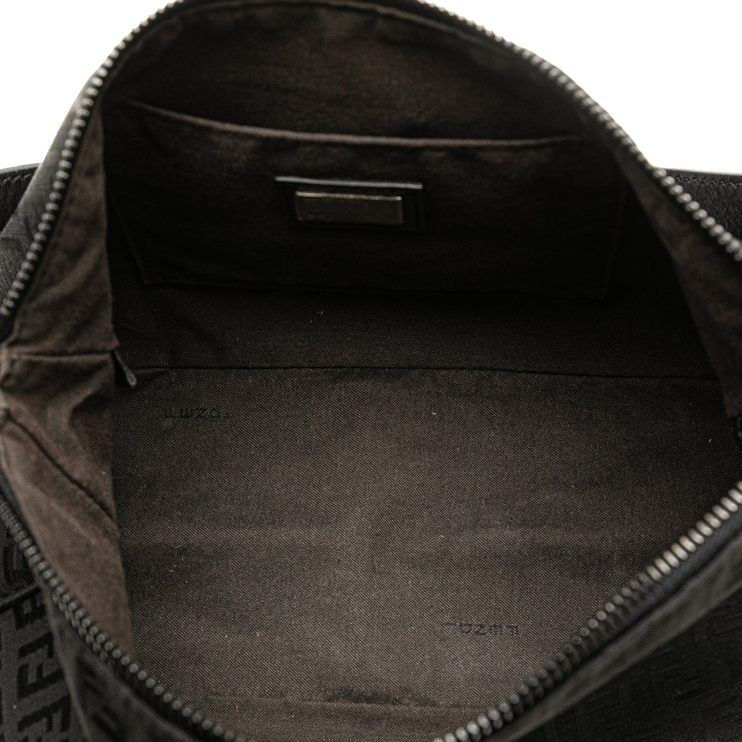 Fendi Zucchino Canvas Shoulder Bag