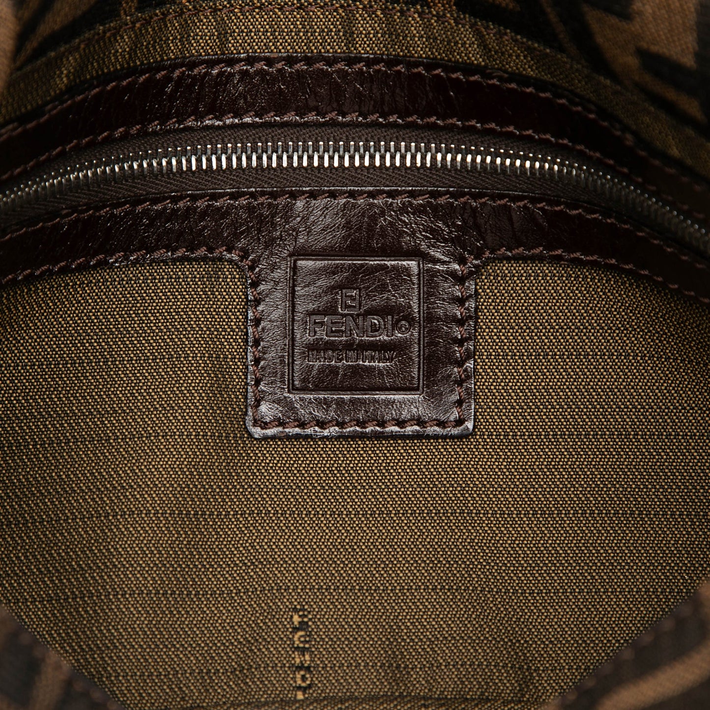 Fendi Zucca Canvas Baguette