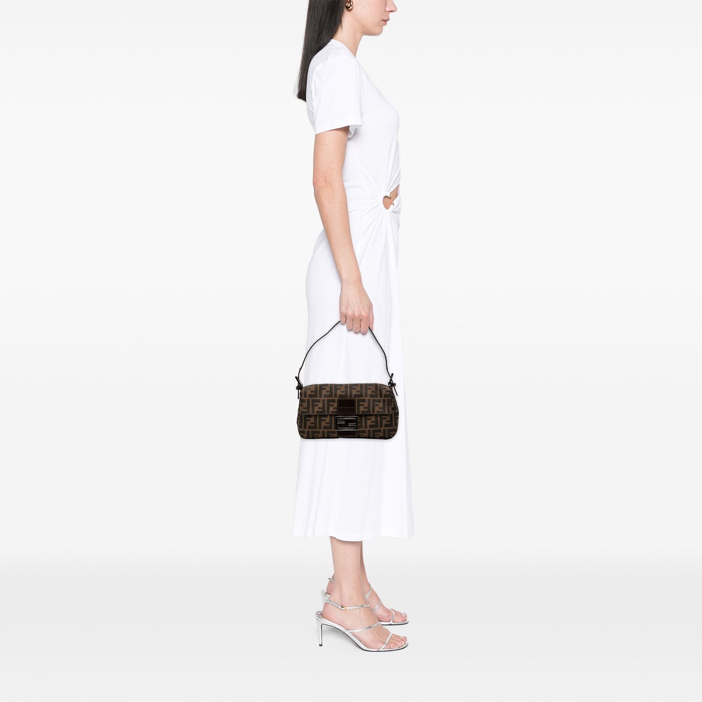 Fendi Zucca Canvas Baguette