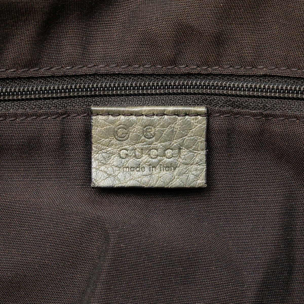 Gucci Leather GG Charm Dome Satchel