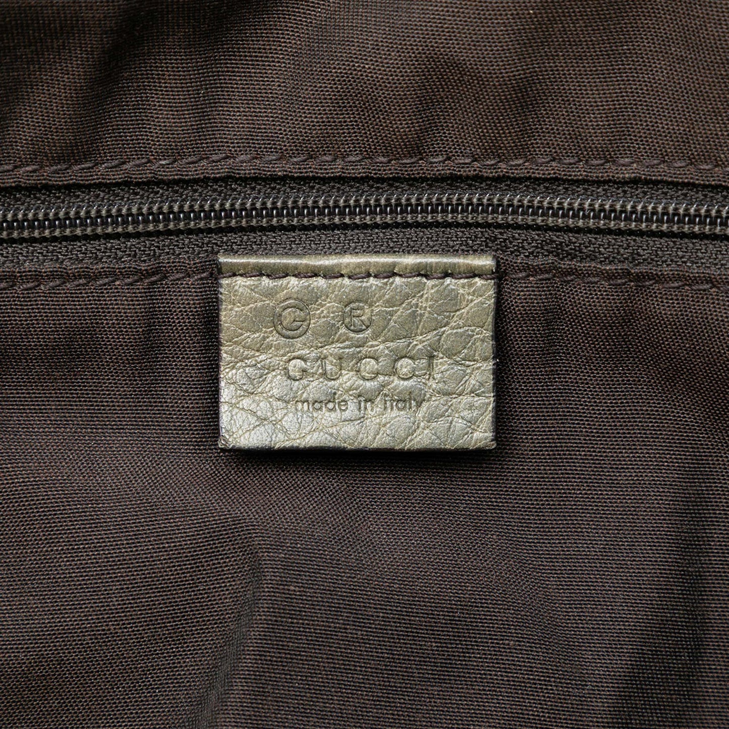 Gucci Leather GG Charm Dome Satchel