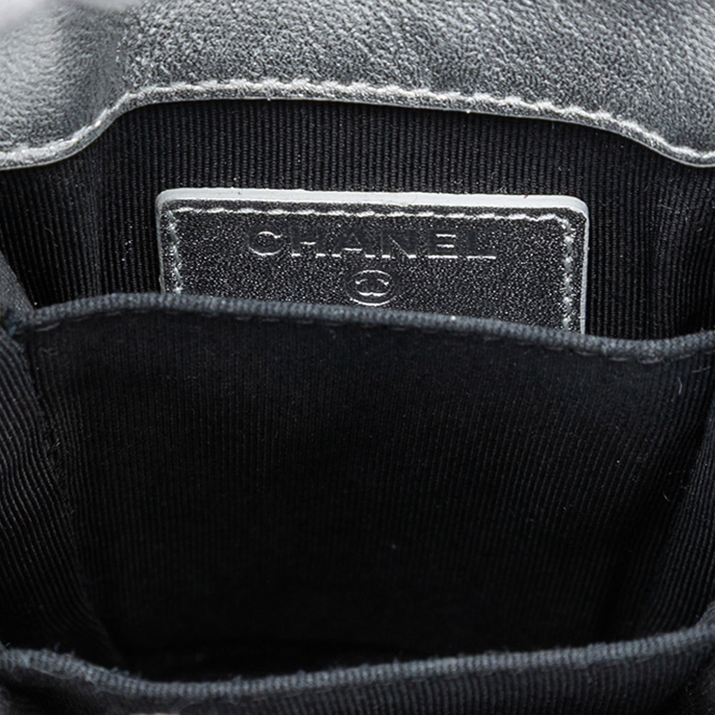 Chanel CC Patent Phone Holder Crossbody