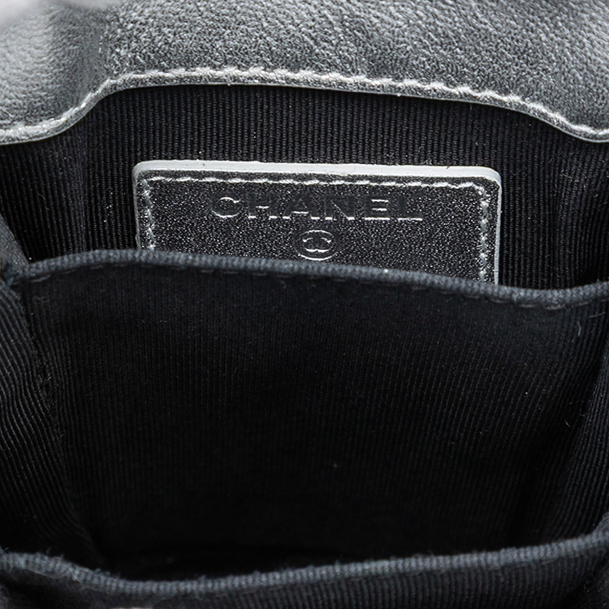 Chanel CC Patent Phone Holder Crossbody