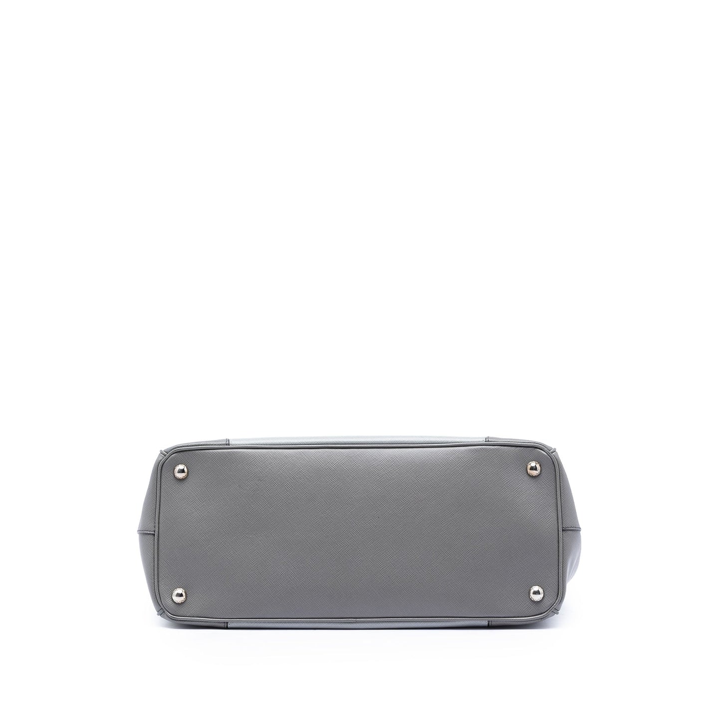 Prada Large Bicolor Saffiano Lux Galleria Double Zip Satchel