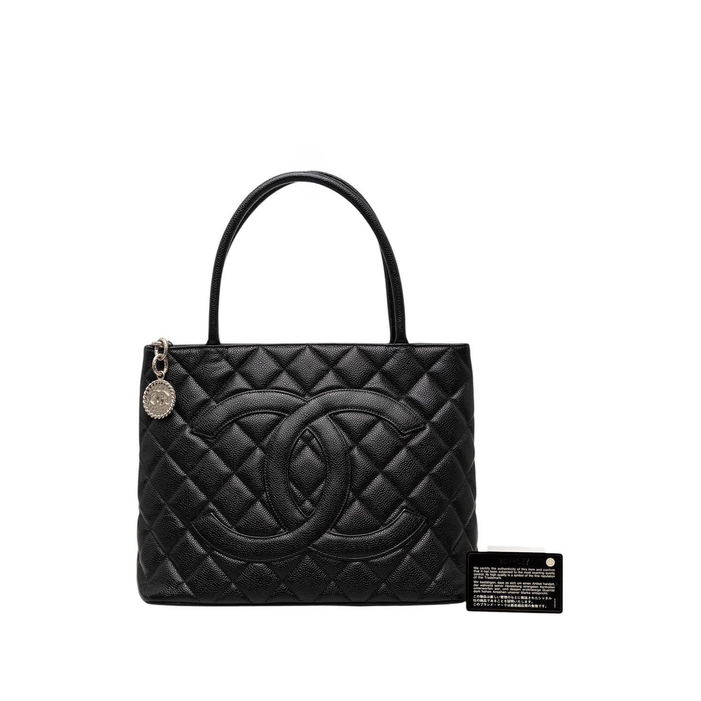 Chanel Caviar Medallion Tote