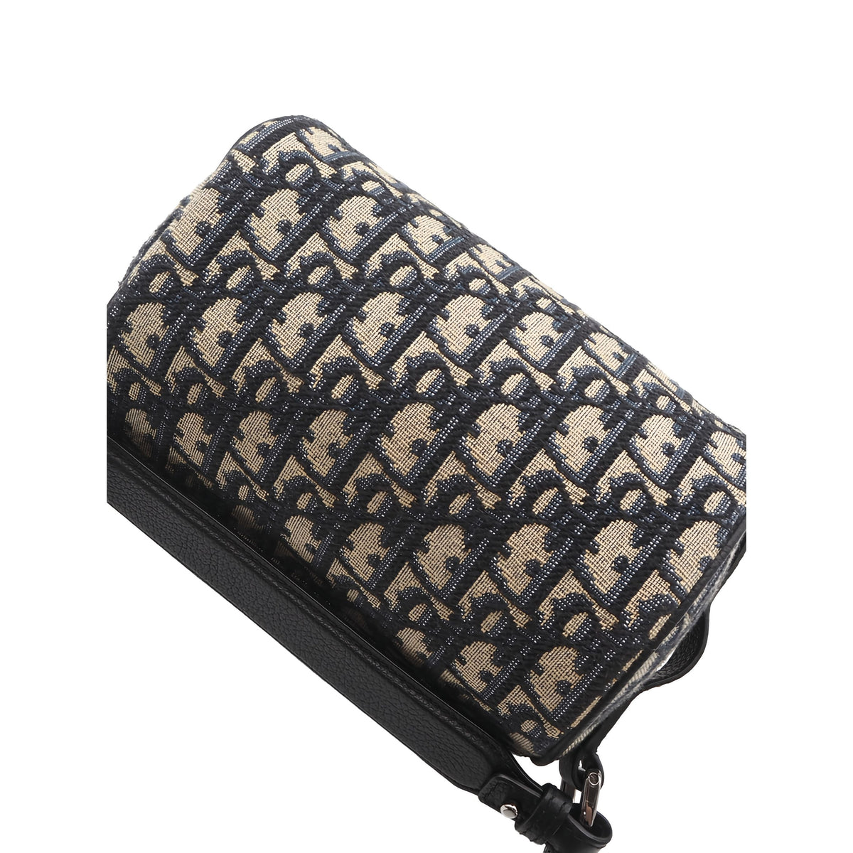 Dior Mini Oblique Canvas Roller Messenger Bag — Blue