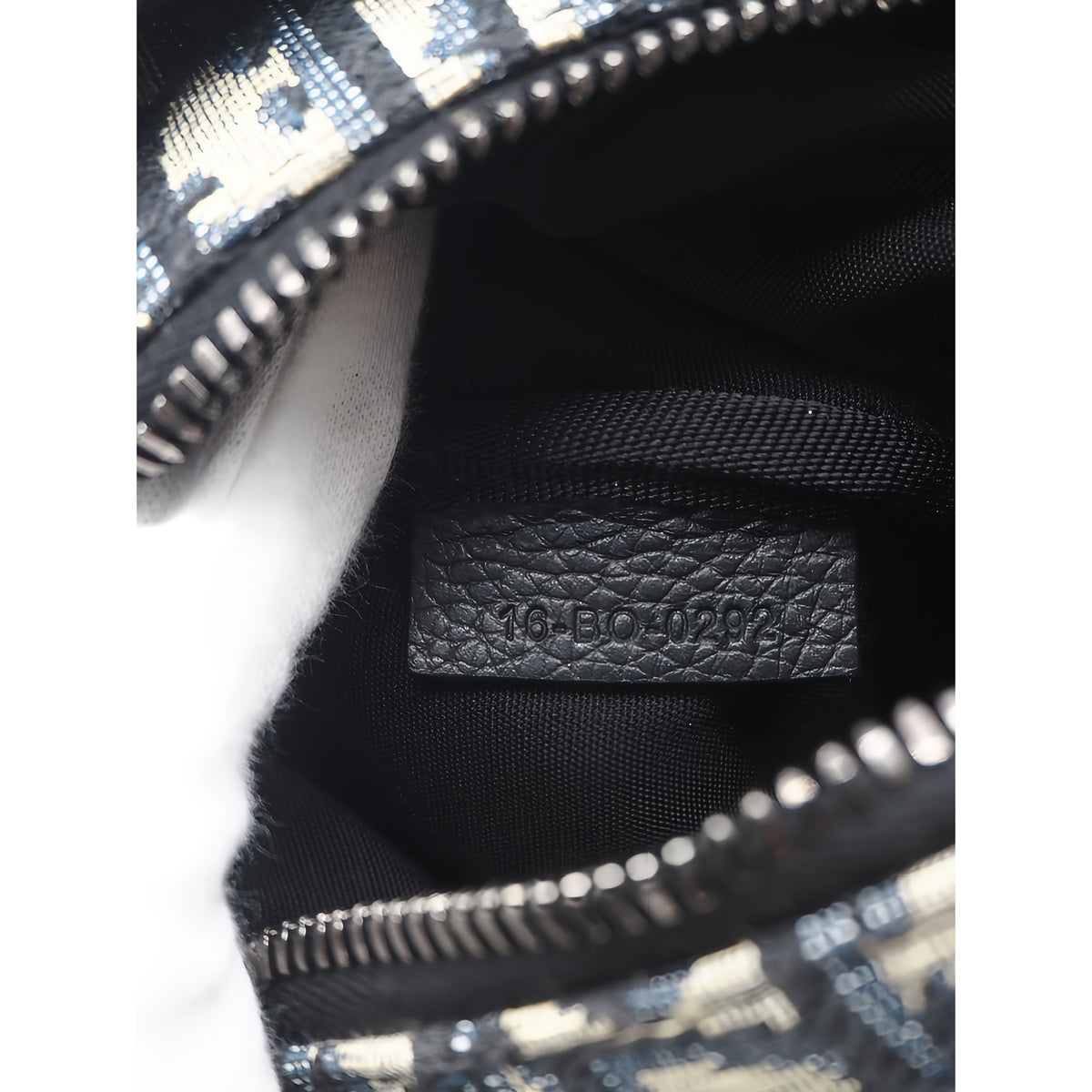 Dior Mini Oblique Canvas Roller Messenger Bag — Blue