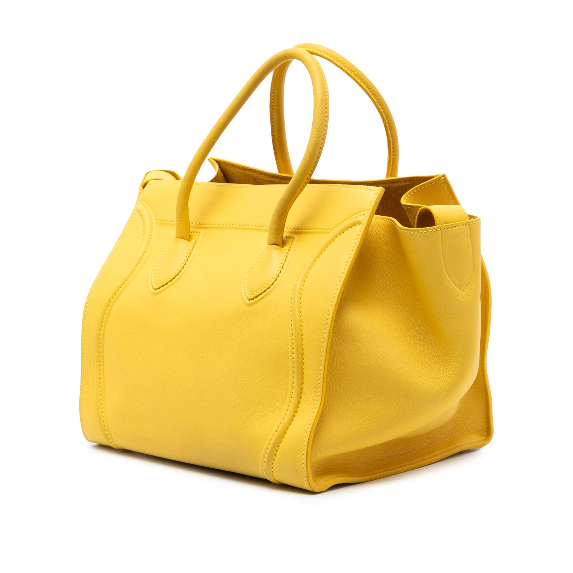 Celine Medium Leather Phantom Luggage Tote