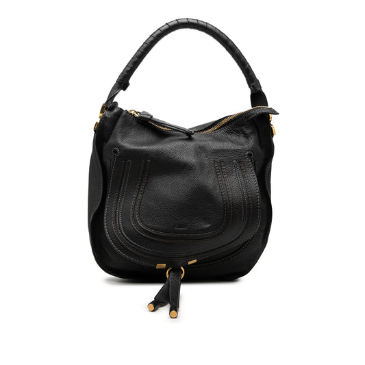 Chloé Medium Pebbled Calfskin Marcie Hobo