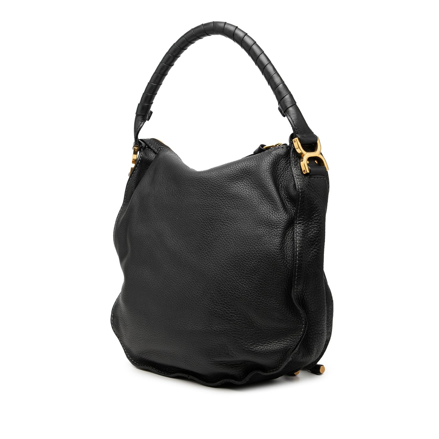 Chloé Medium Pebbled Calfskin Marcie Hobo