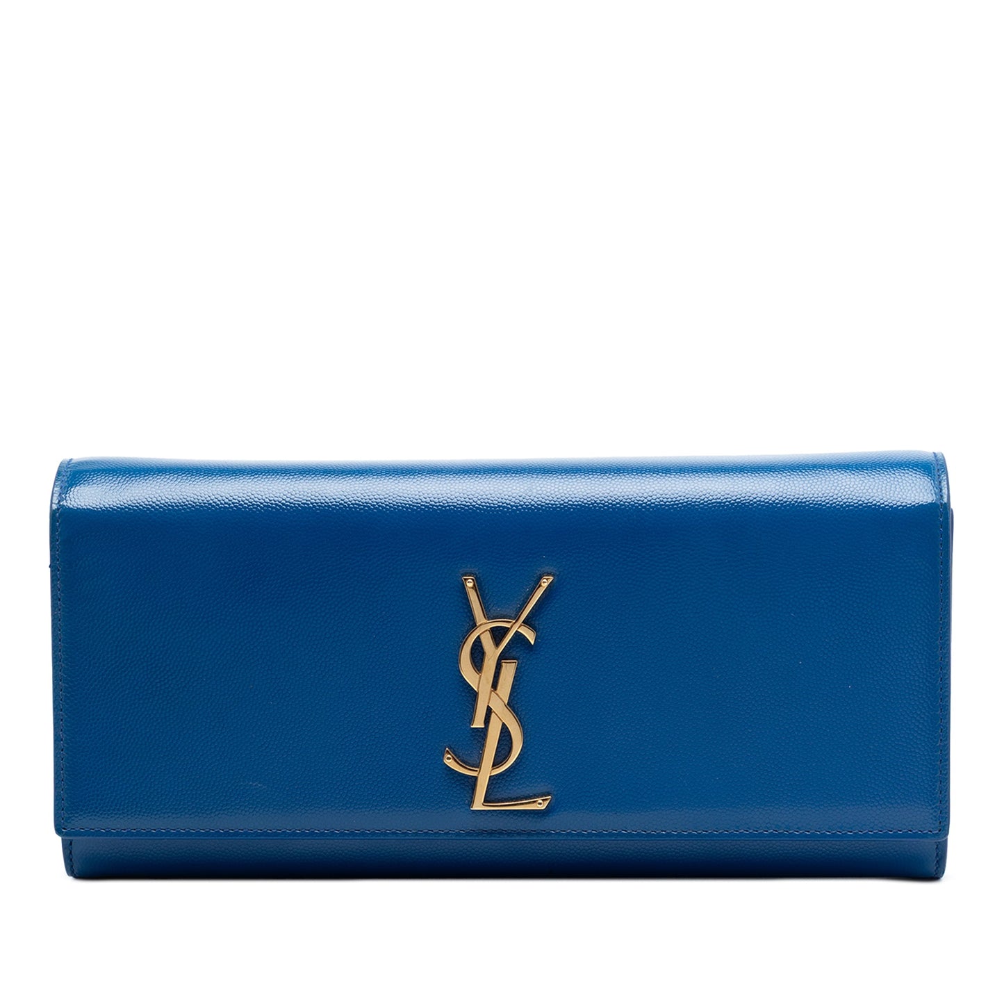Saint Laurent Grain De Poudre Monogram Cassandre Clutch