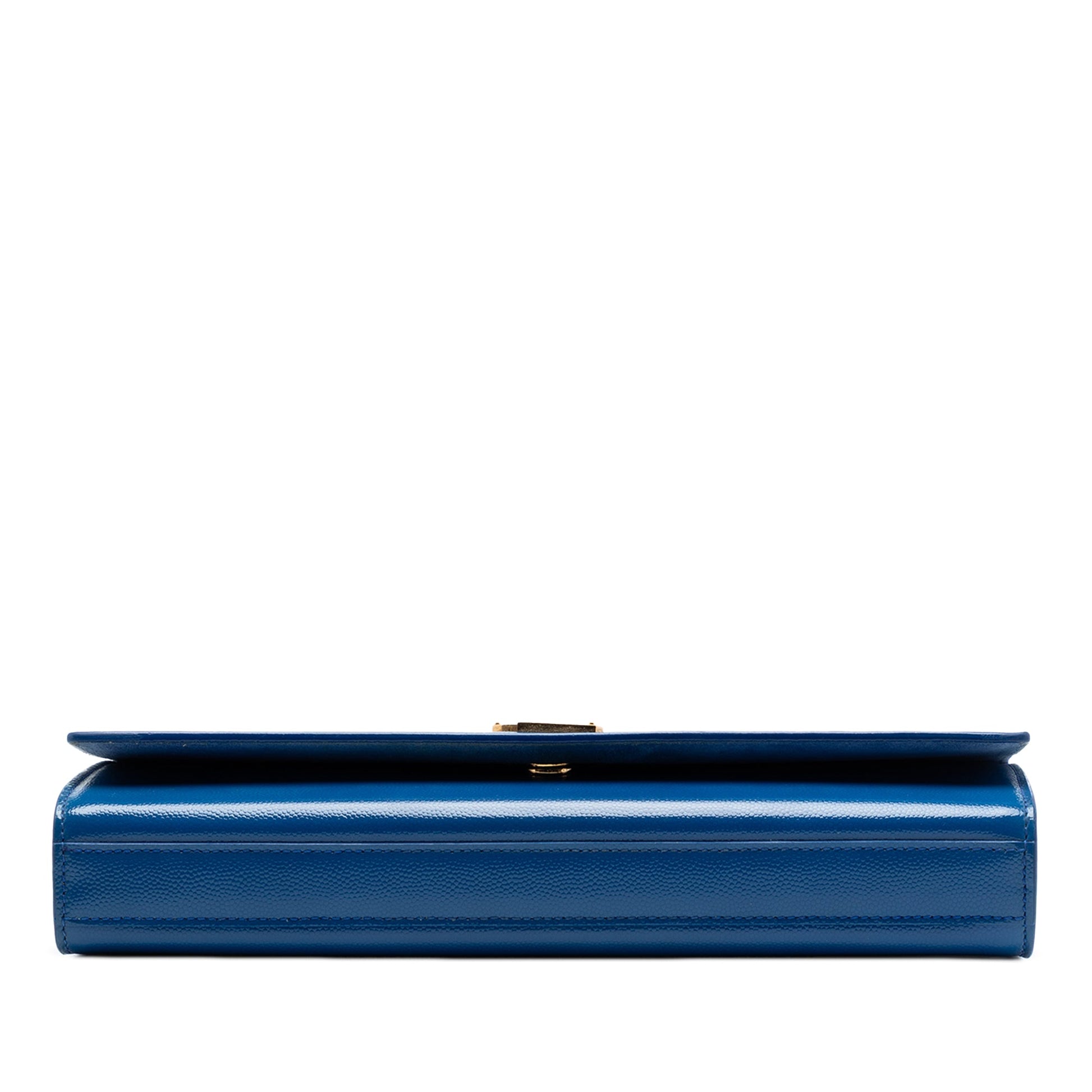 Saint Laurent Grain De Poudre Monogram Cassandre Clutch