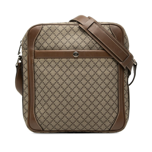 Gucci Diamante Coated Canvas Zip Crossbody