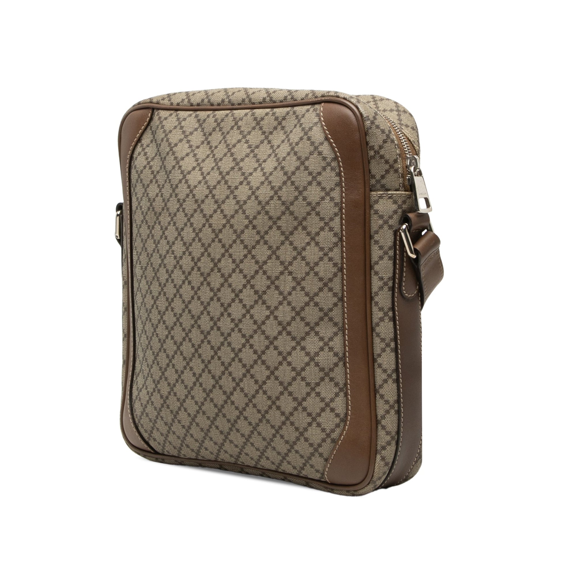 Gucci Diamante Coated Canvas Zip Crossbody