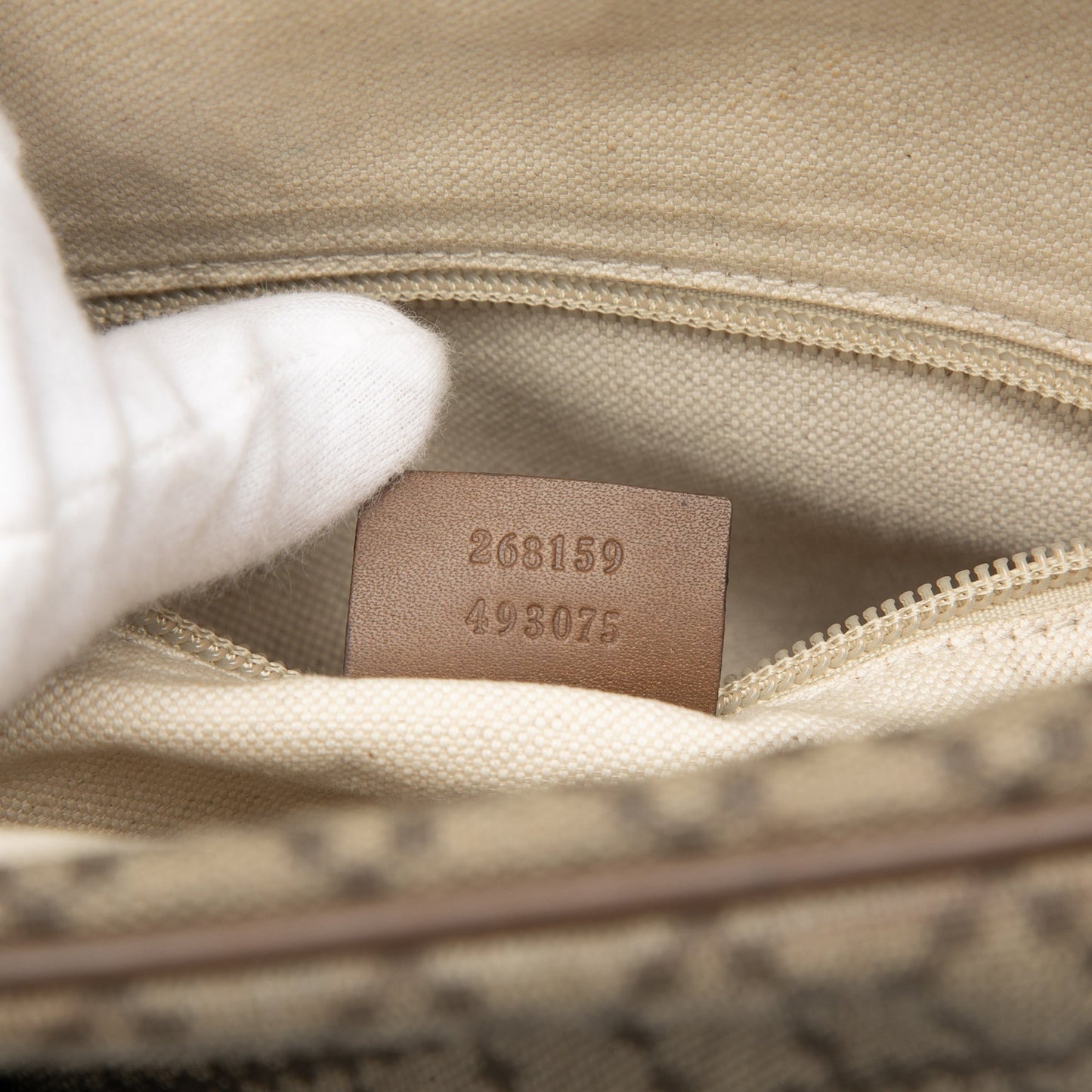 Gucci Diamante Coated Canvas Zip Crossbody