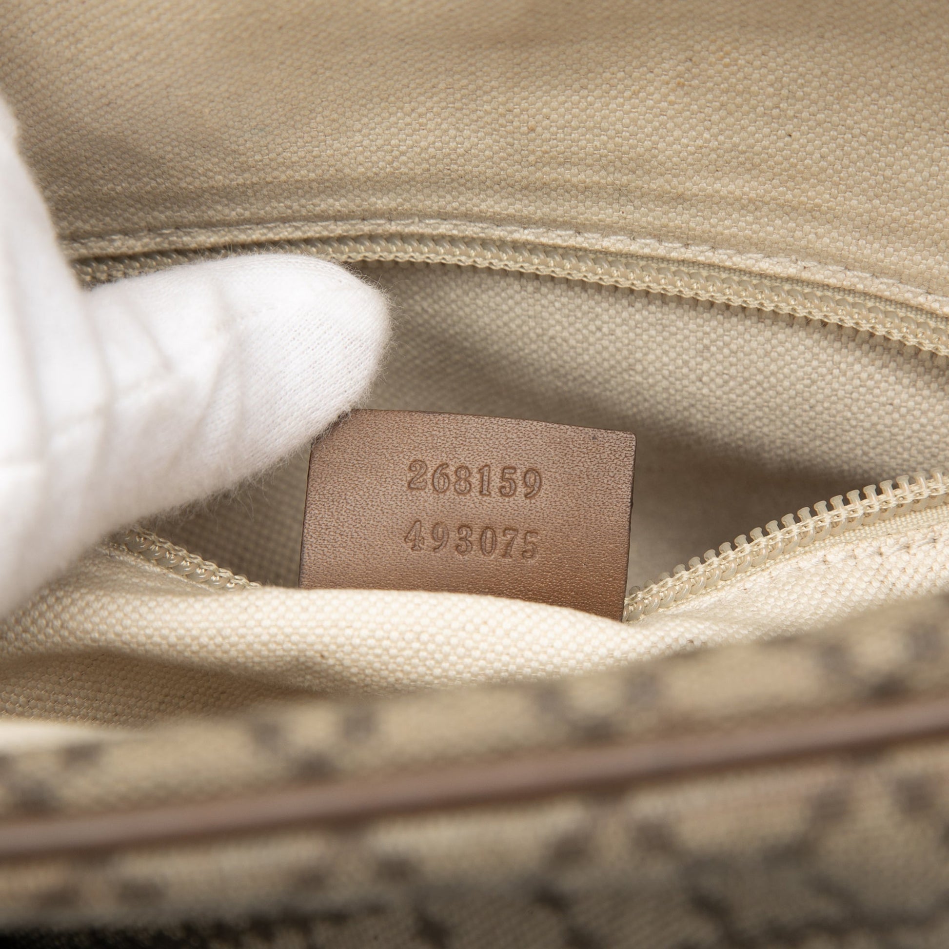 Gucci Diamante Coated Canvas Zip Crossbody