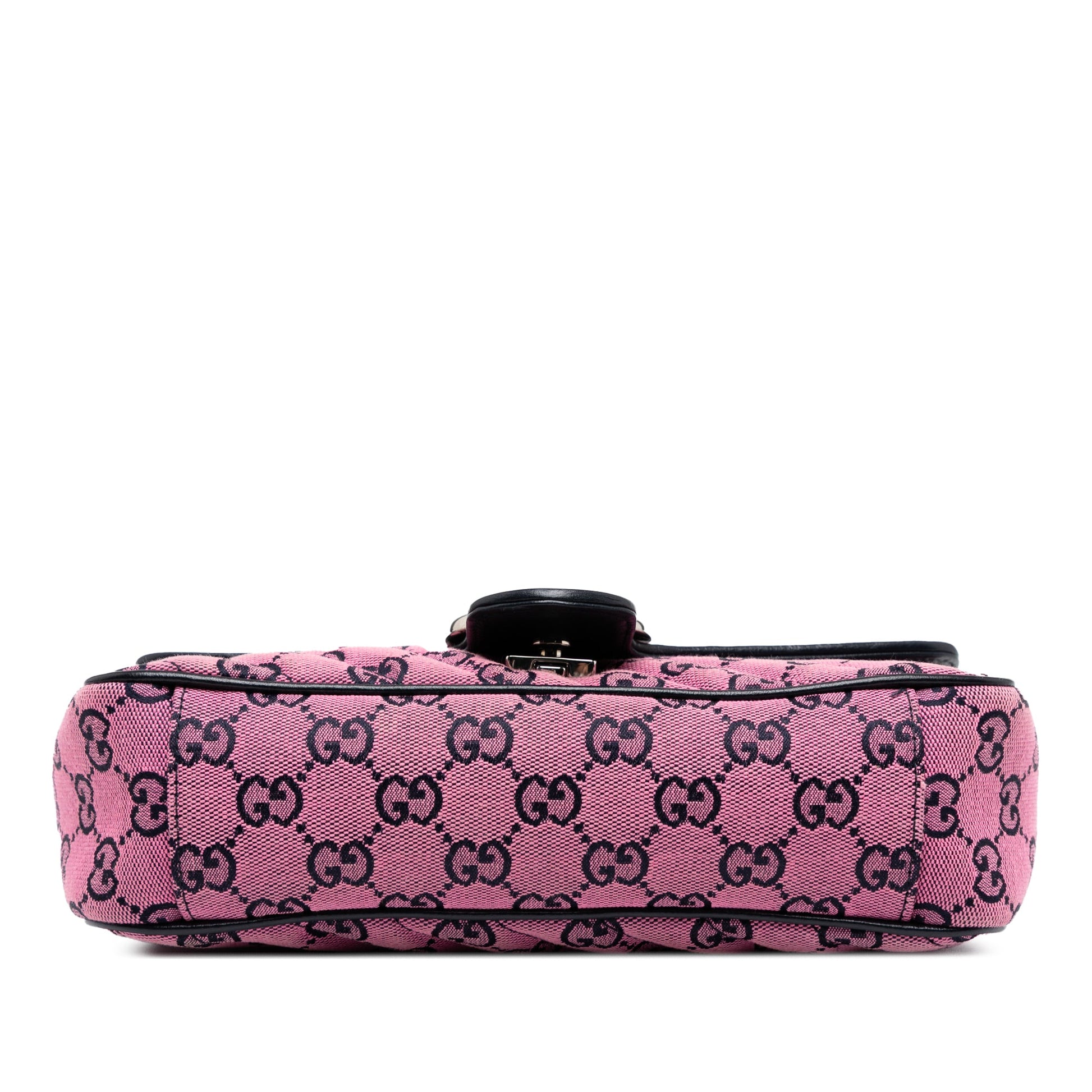 Gucci Medium GG Marmont Matelasse Diagonal GG Canvas Shoulder Bag
