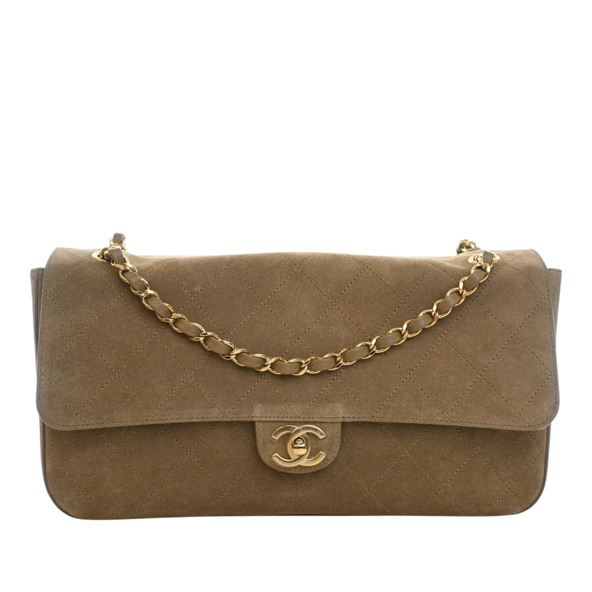 Chanel Small Quilted Suede Souplissimo Maxi Flap